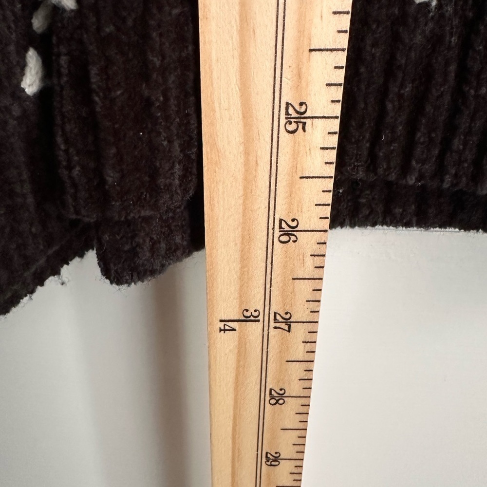 ALFRED DUNNER Black White Grid Pullover Cozy Knit Chenille Sweater Sz 1X - Picture 4 of 5